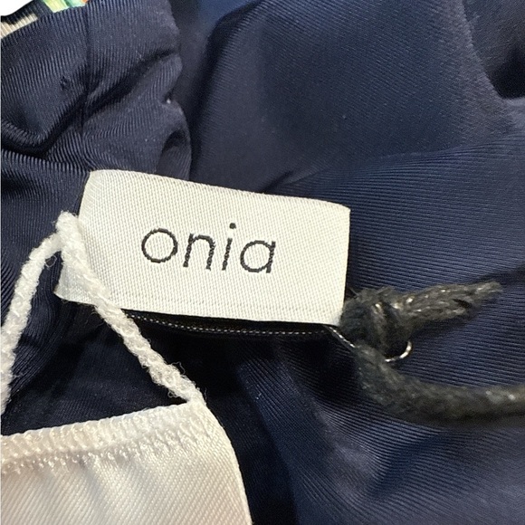 Onia Tropical Bloom O-Ring One Piece Cut Out Swimsuit Deep Navy Size M, NWT - Picture 6 of 8